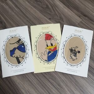 Three Bofeisi Character Printed Pantyhose